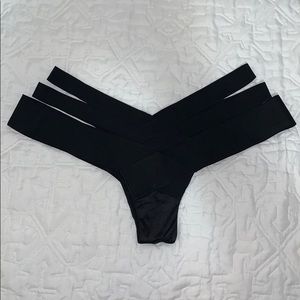 COPY - Black, double handed, Luxe lingerie panties